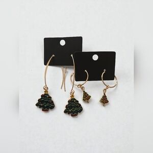 🔥X-mas Christmas Tree Earrings Set🔥